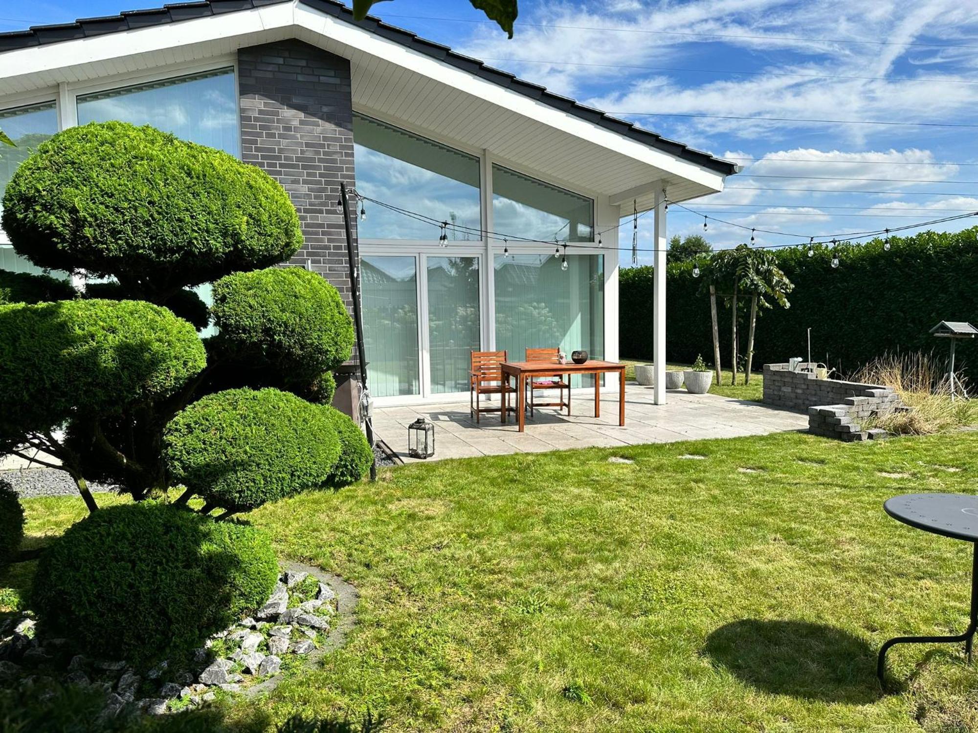 Idylisches Ferienhaus Edewecht エクステリア 写真